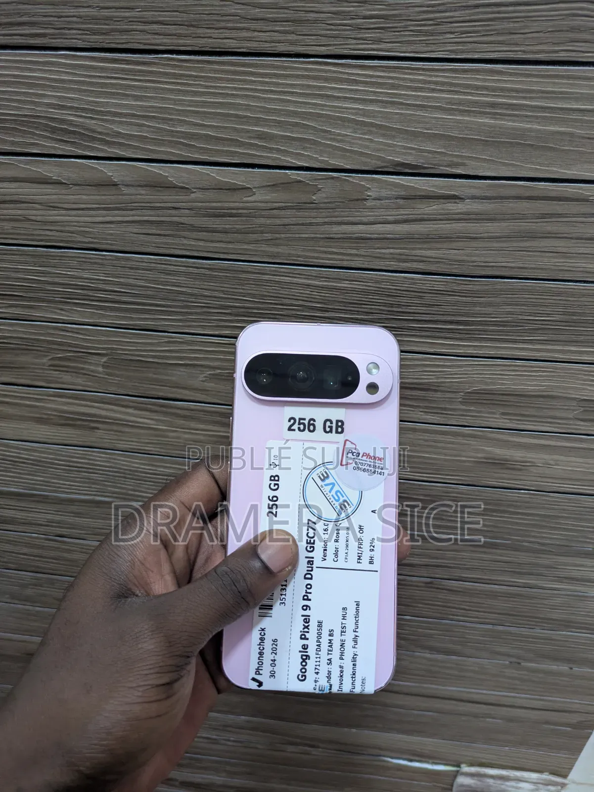 Nouveau Google Pixel 9 Pro 128 GB Or rose