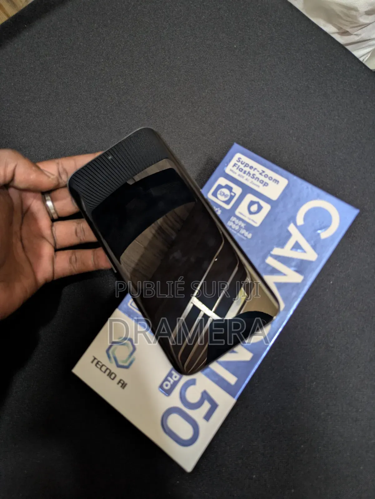 Tecno Camon 50 Pro 256 GB Noir