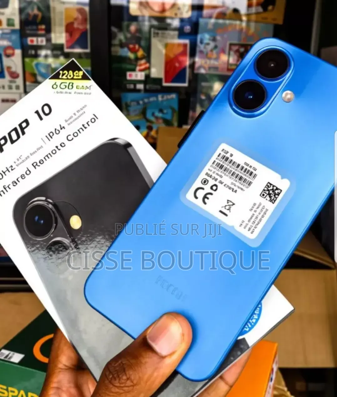 Nouveau Tecno Pop 10 128 GB Bleu