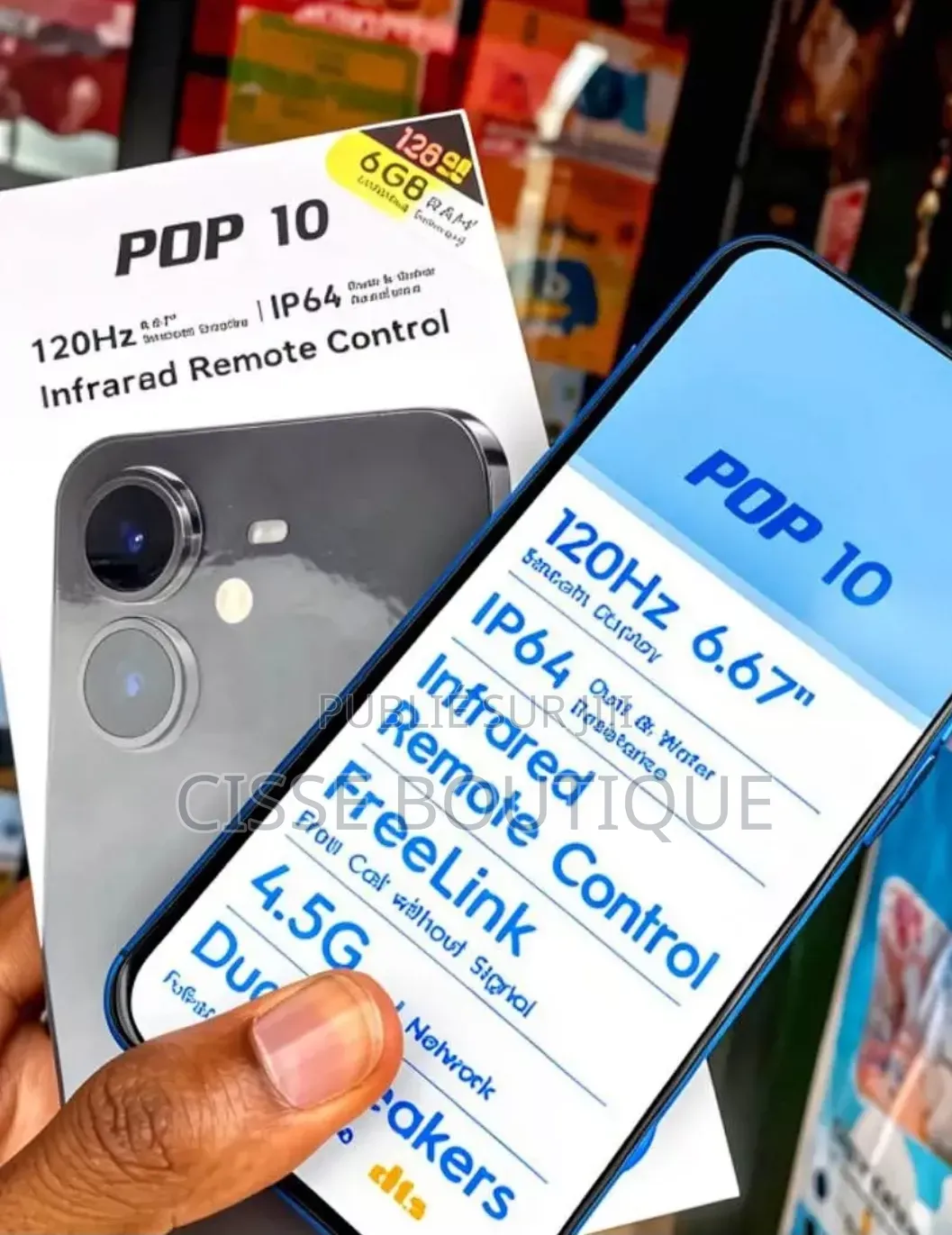 Nouveau Tecno Pop 10 128 GB Bleu