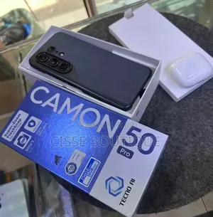 Nouveau Tecno Camon 50 Pro 256 GB Noir