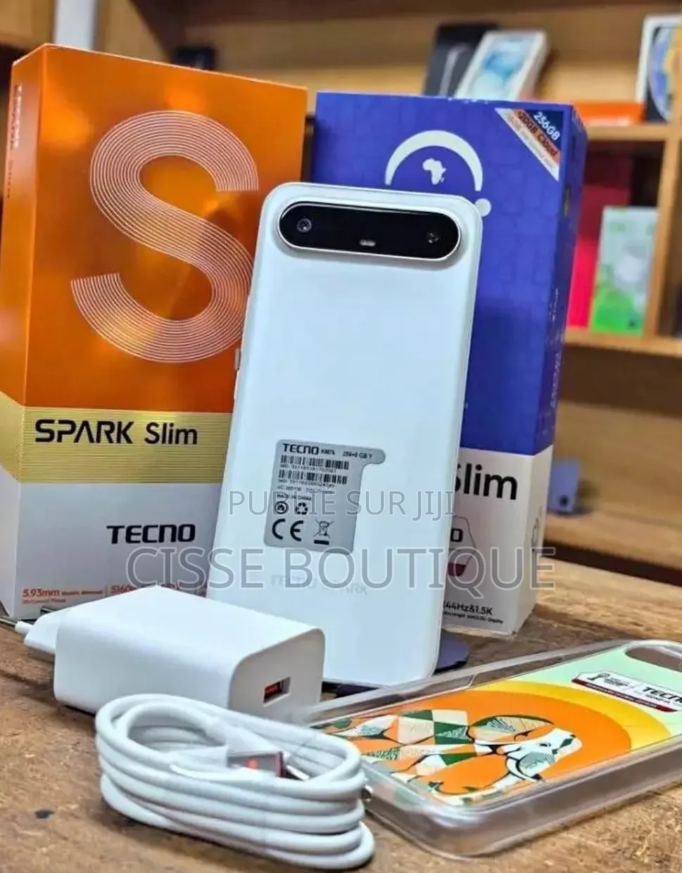 Nouveau Tecno Spark Slim 256 GB Blanc