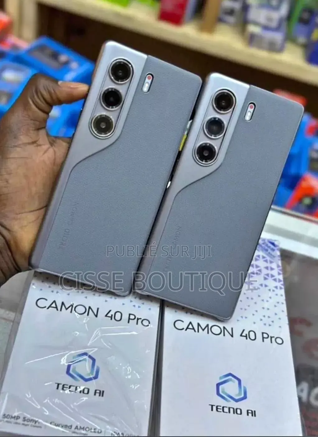 Nouveau Tecno Camon 40 256 GB Noir