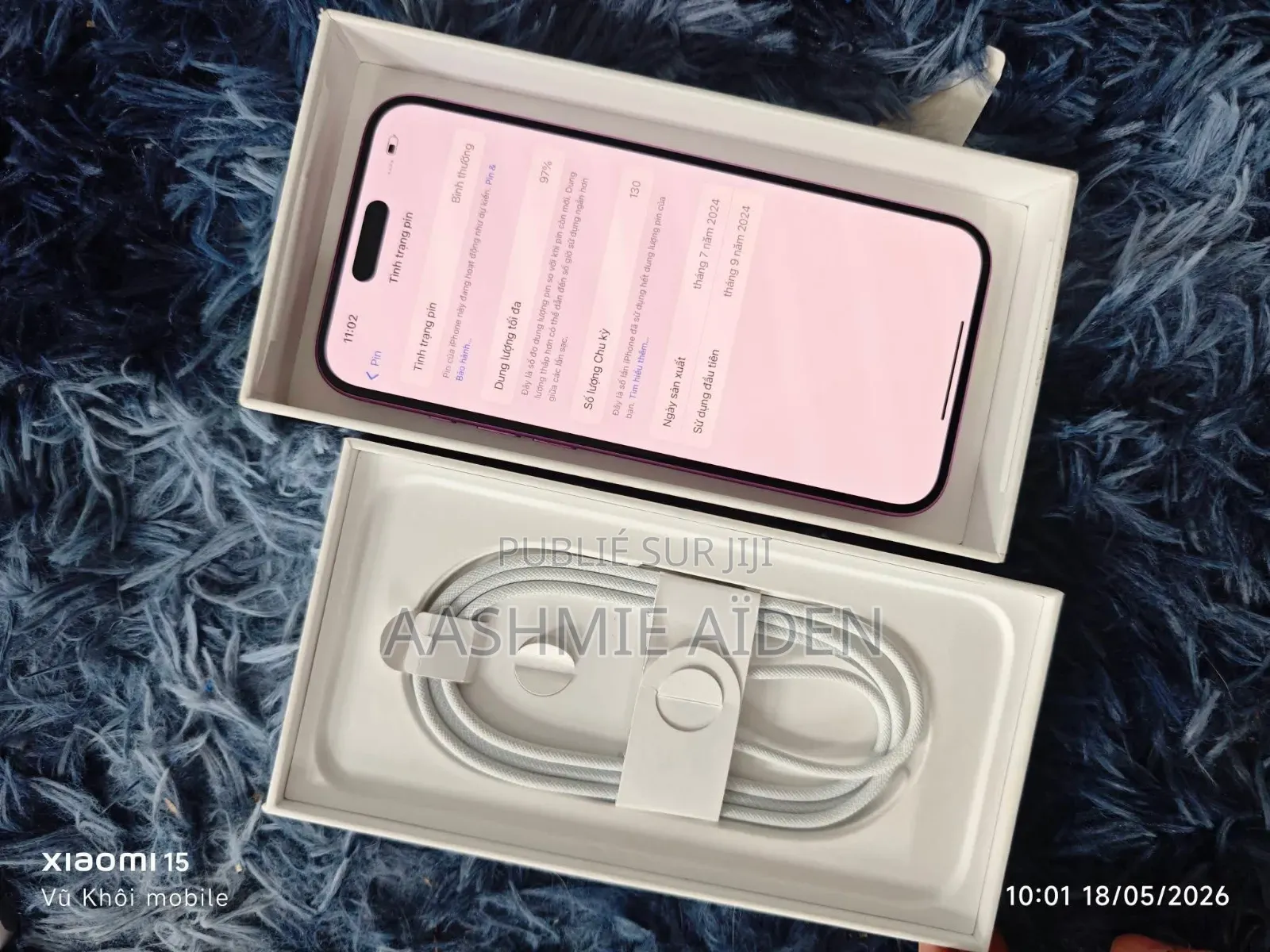 Nouveau Apple iPhone 16 Plus 256 GB Rose