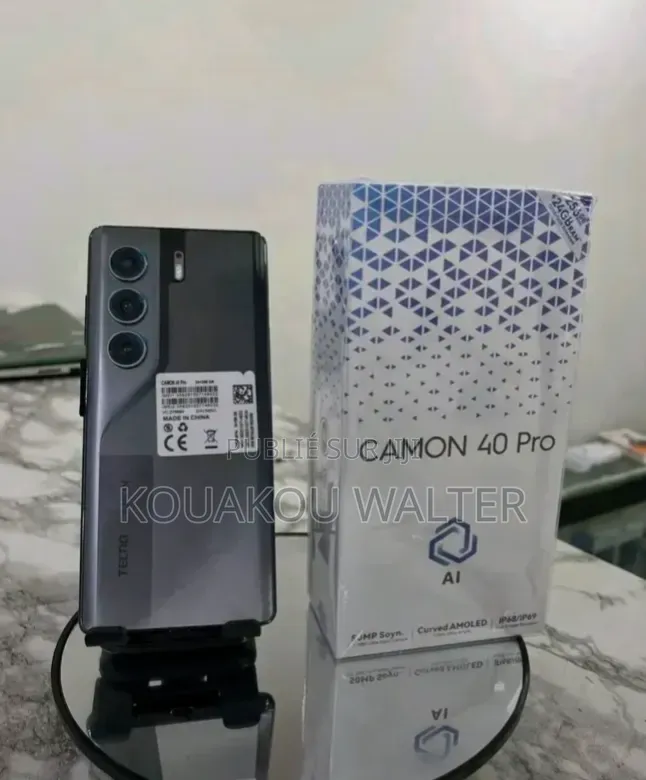 Nouveau Tecno Camon 40 Pro 4G 256 GB Blanc