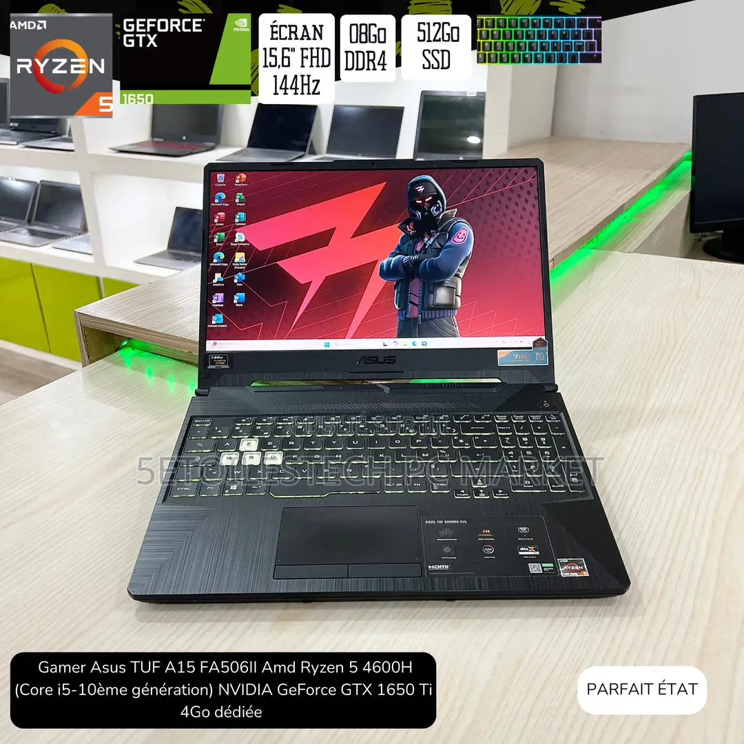 Nouveau Asus TUF Gaming A15 8GB AMD Ryzen 5 SSD 512GB