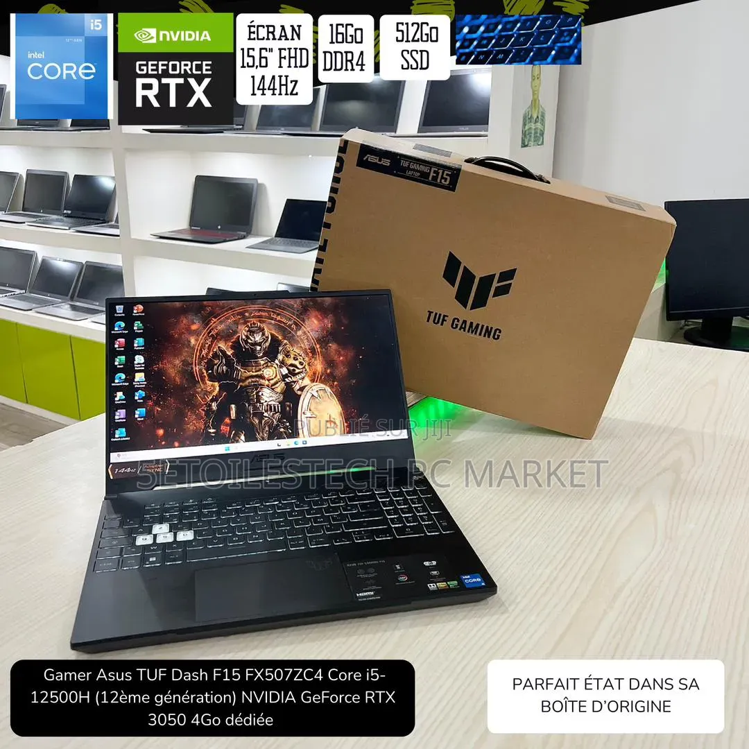 Nouveau Asus TUF Dash F15 16GB Intel Core i5 SSD 512GB