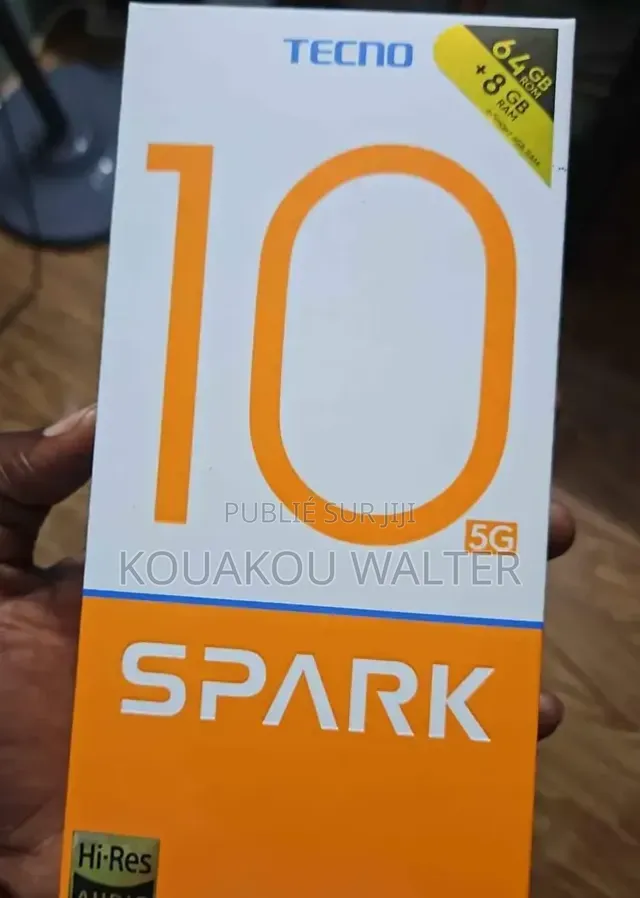 Nouveau Tecno Spark 10 128 GB Or rose