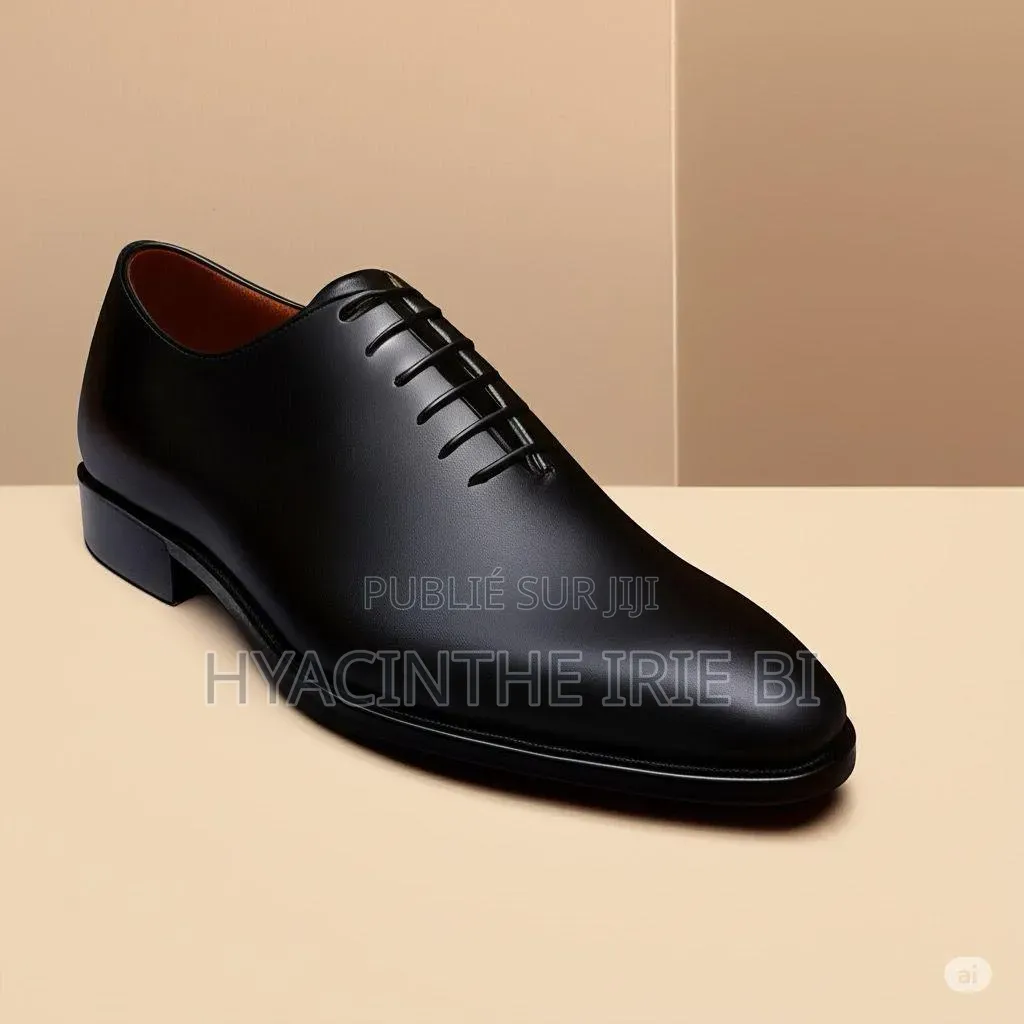 Paires De Souliers Matière Cuir Veritable Authentique Original
