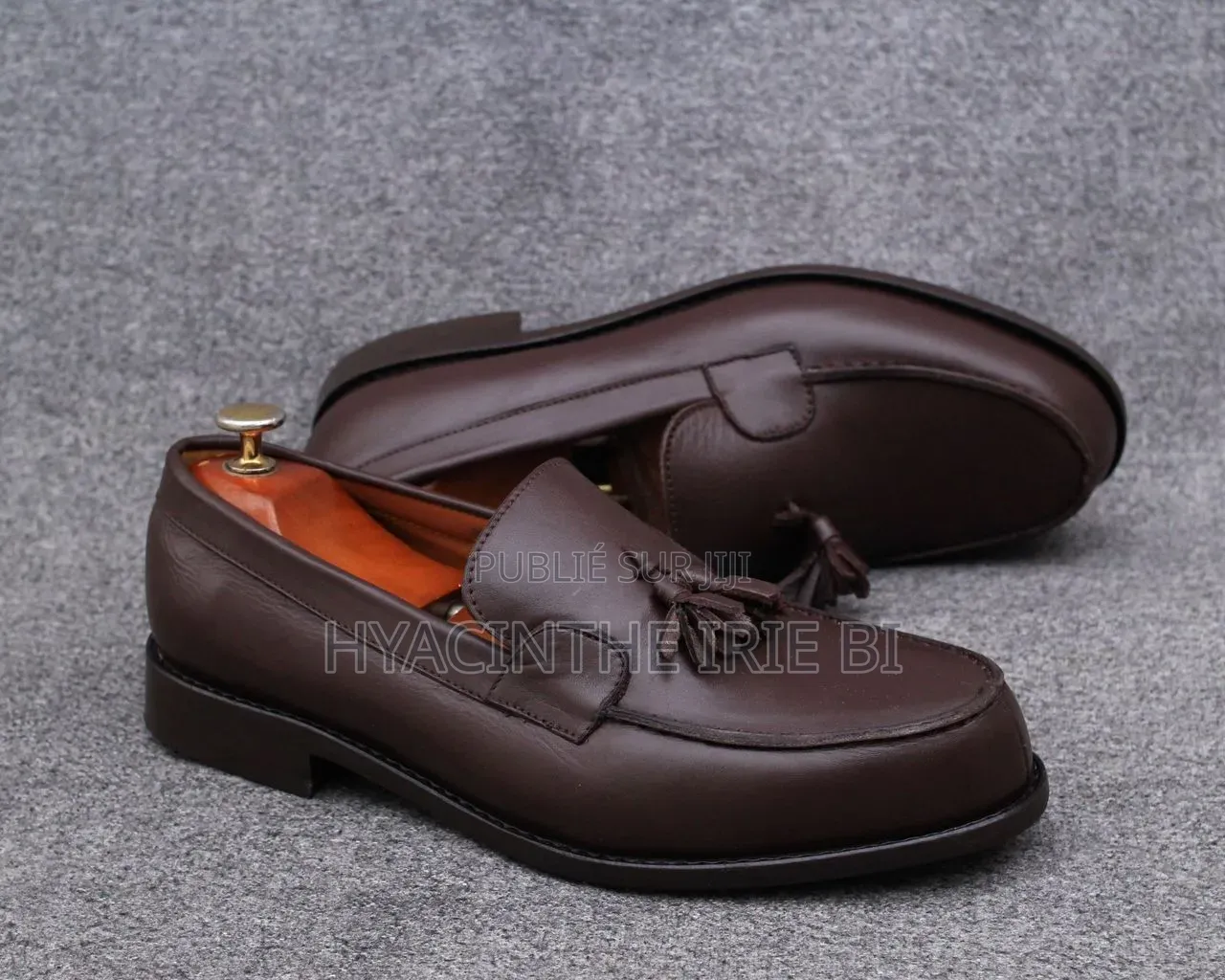 Mocassin Matière Cuir Veritable Authentique Original Qualite