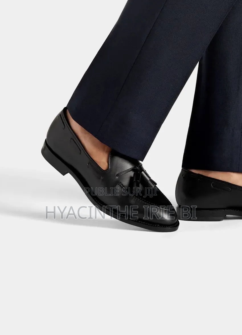 Mocassin Matière Cuir Veritable Authentique Original Qualite