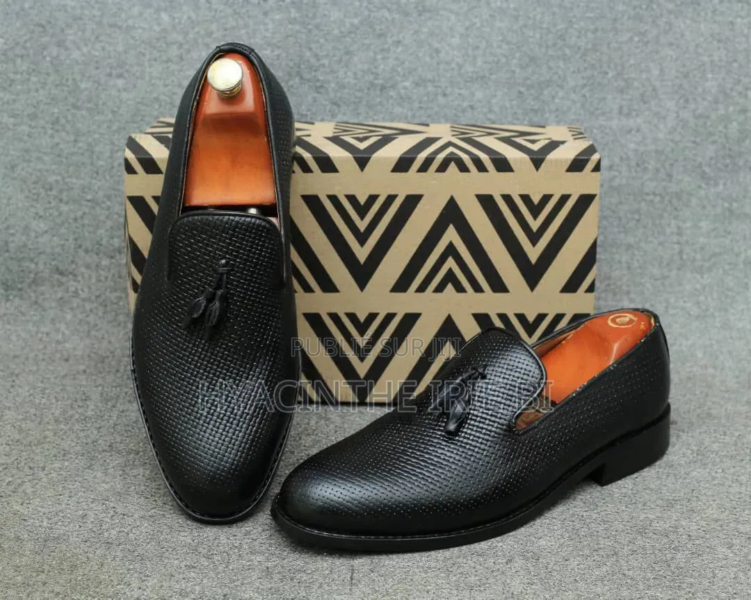 Mocassin Matière Cuir Veritable Authentique Original Qualite