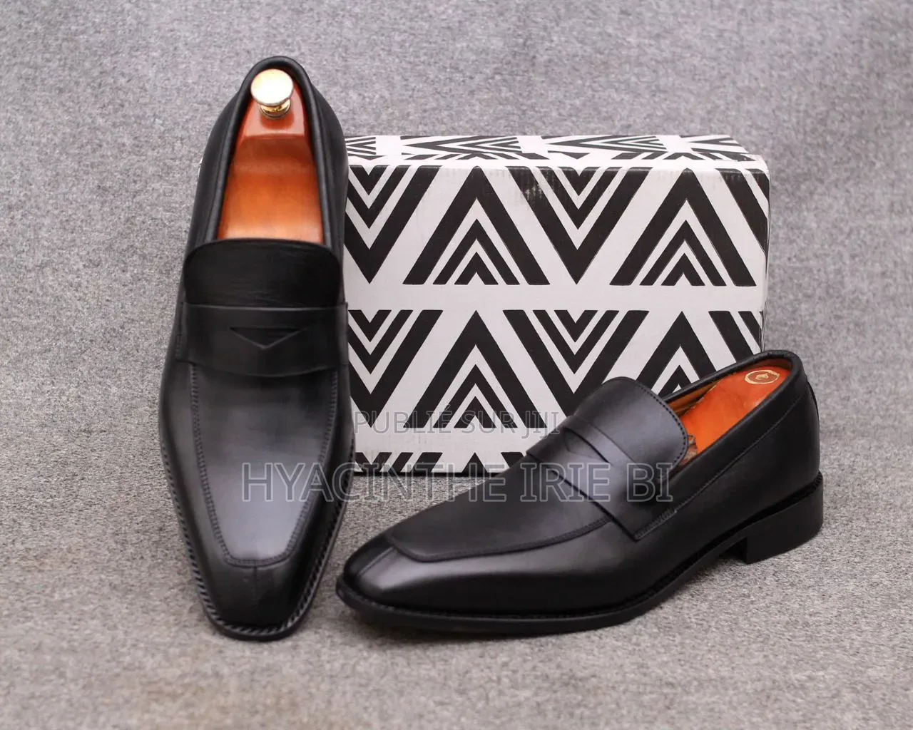 Mocassin Matière Cuir Veritable Authentique Original Qualite