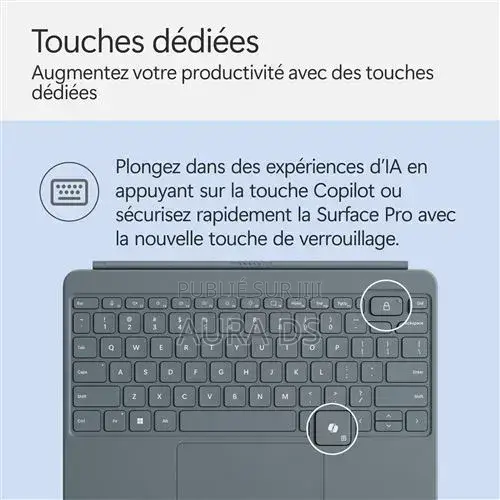 Clavier Microsoft Surface Pro 12 – Azerty Ocean