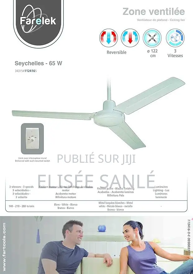 Ventilateur Plafonnier Midea / Binatone