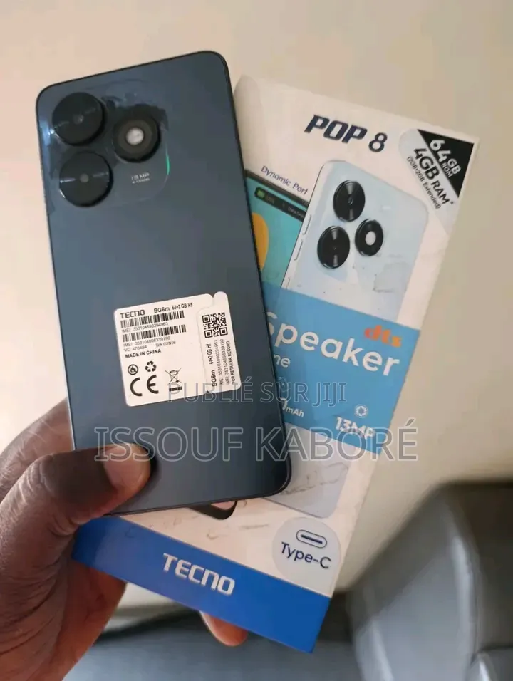 Nouveau Tecno Pop 8 128 GB Autre