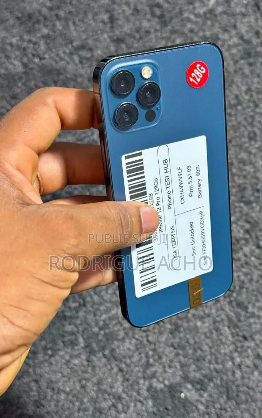 Nouveau Apple iPhone 12 Pro 128 GB Bleu