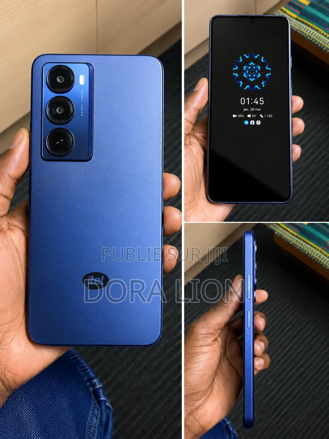 Nouveau Itel City 100 128 GB Bleu
