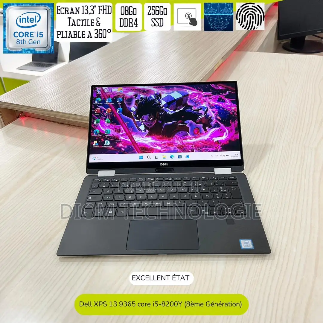 Ordinateur portable Dell XPS 13 (9365) 8GB Intel Core i5 SSD 256GB