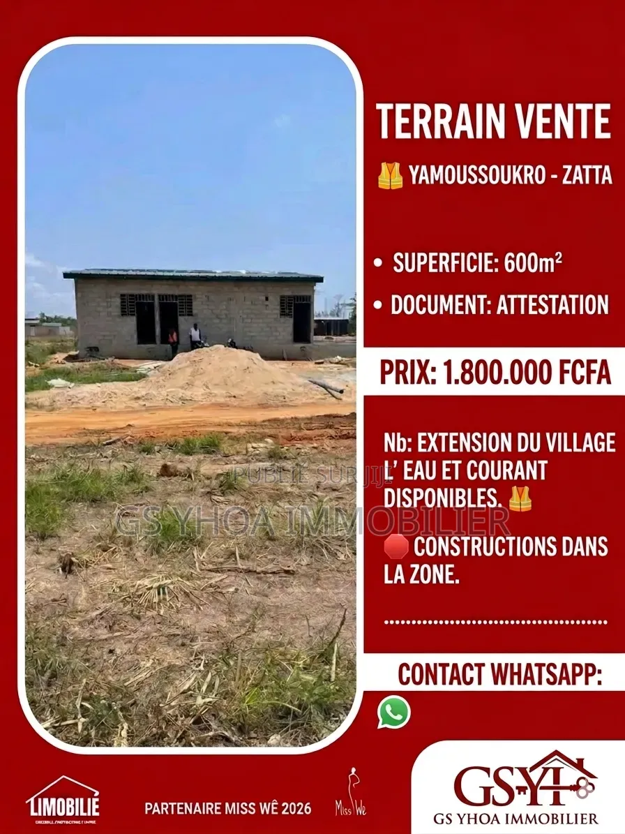 Yamoussoukro Terrain Zatta