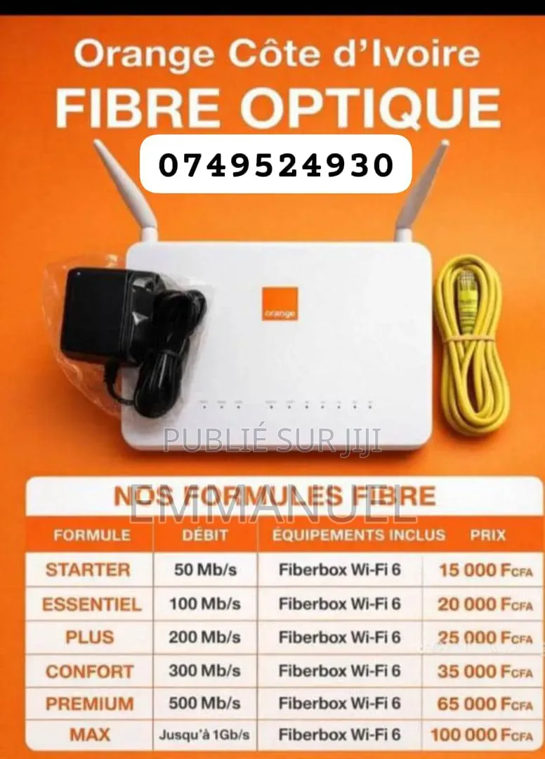Promotion Fibre Orange Internet Illimité
