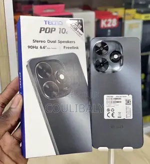 Nouveau Tecno Pop 10 128 GB Noir