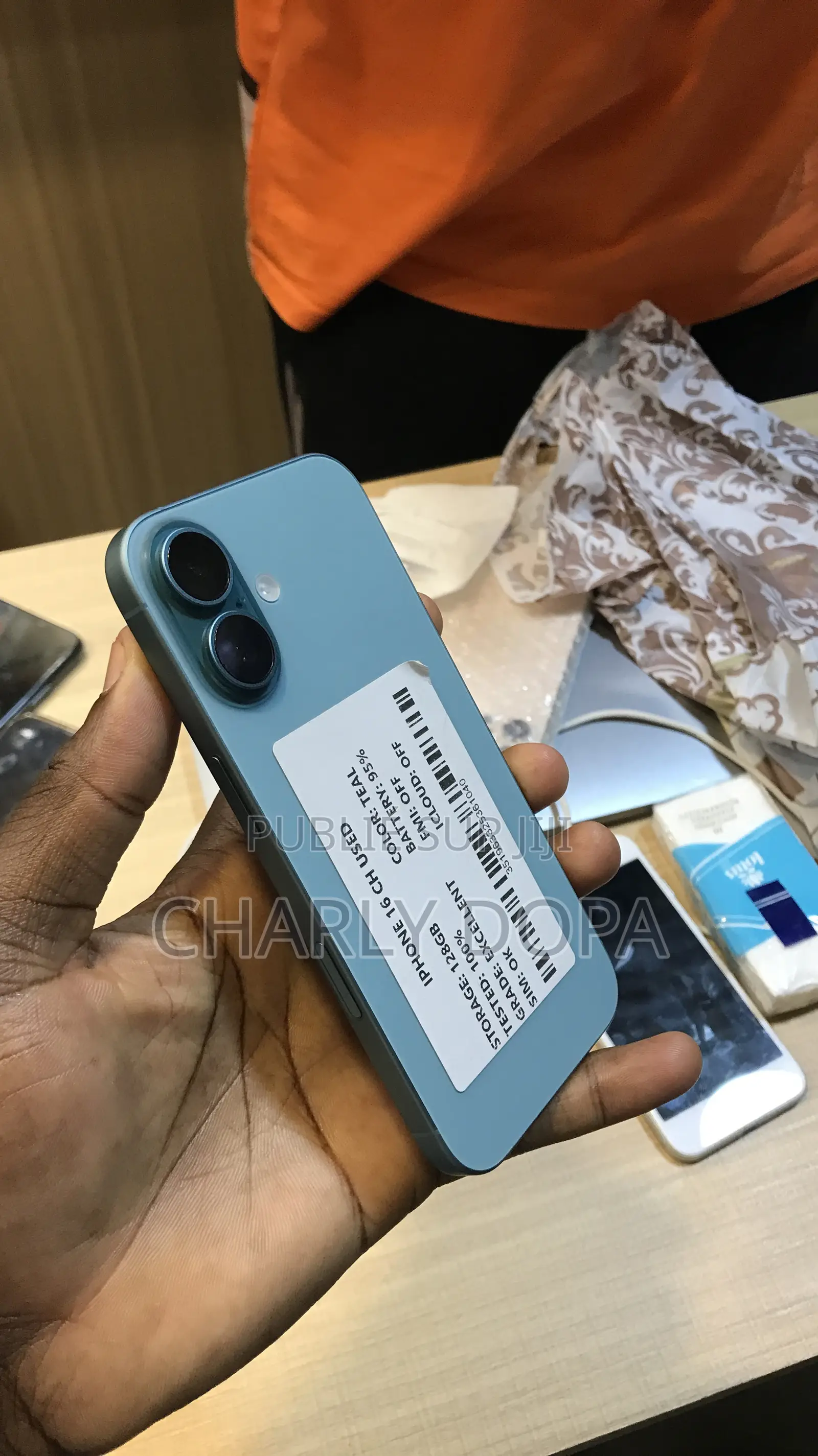 Apple iPhone 16 128 GB Blanc
