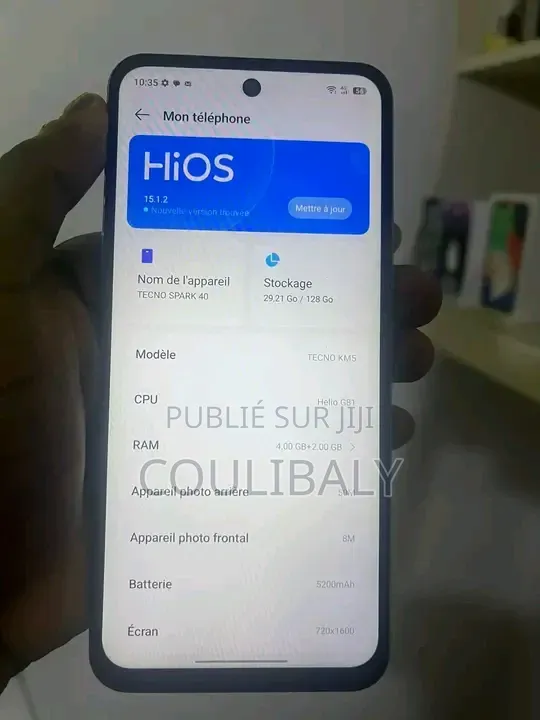 Nouveau Tecno Spark 40 128 GB Noir