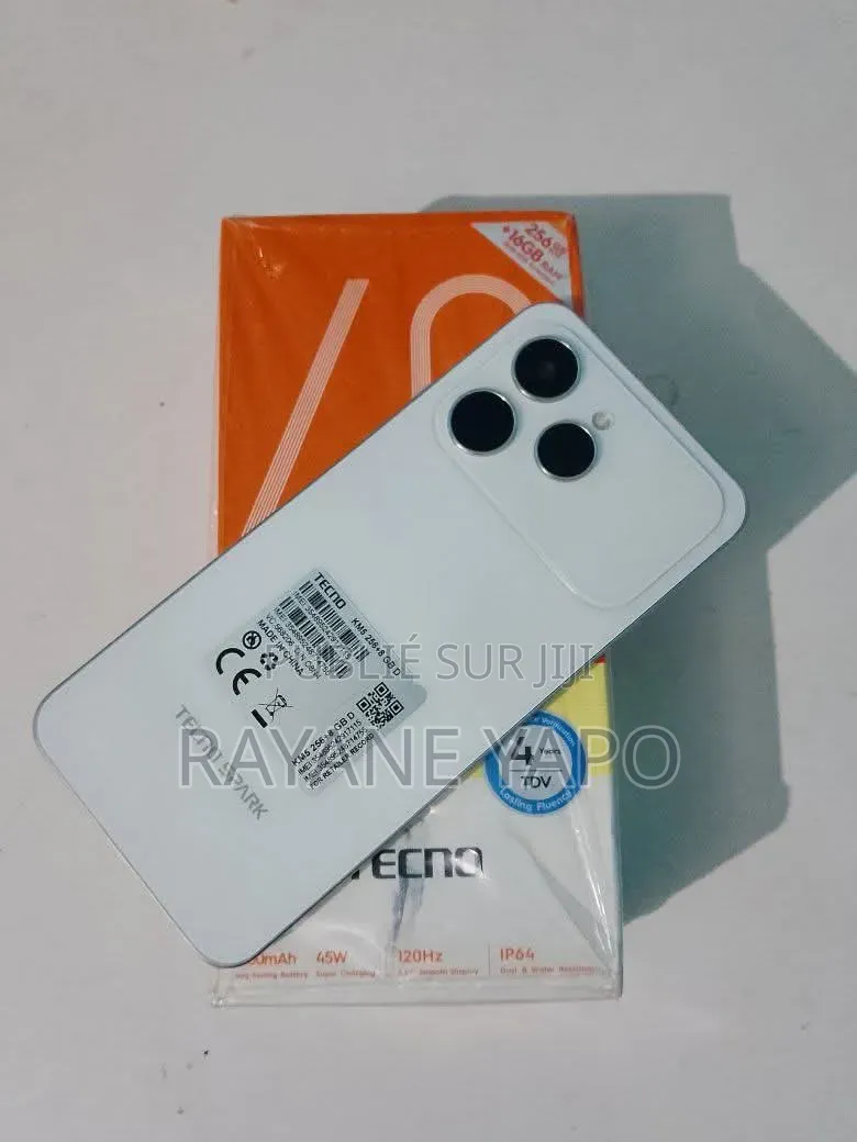 Nouveau Tecno Spark 40 256 GB Blanc