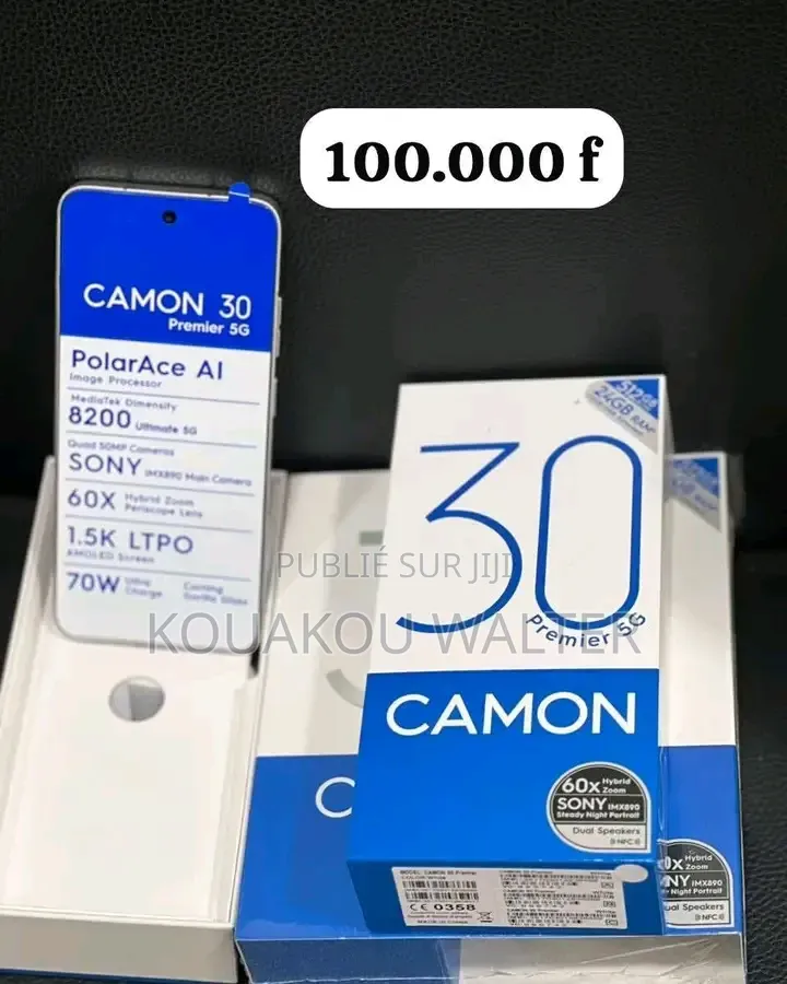Nouveau Tecno Camon 30 256 GB Bleu