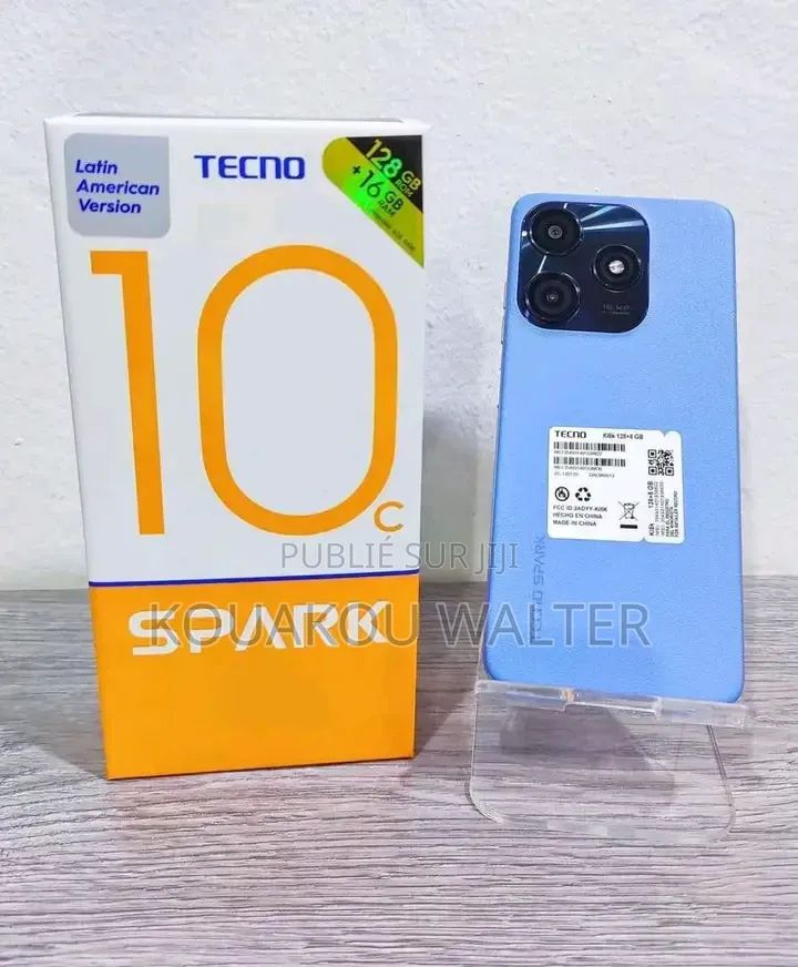 Nouveau Tecno Spark 10 5G 128 GB Doré