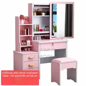 Coiffeuse Avec Miroir Coulissant