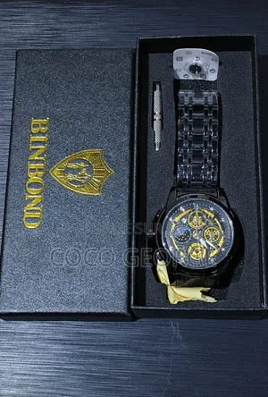 Montre Binbond Véritable Vintage en Acier Inoxydable