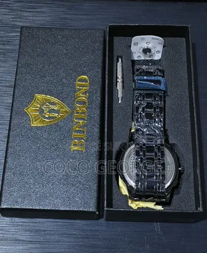 Montre Binbond Véritable Vintage en Acier Inoxydable