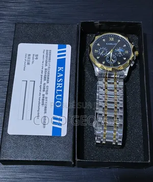 Montre Kasrluo Véritable Vintage en Acier Inoxydable Pour Homme