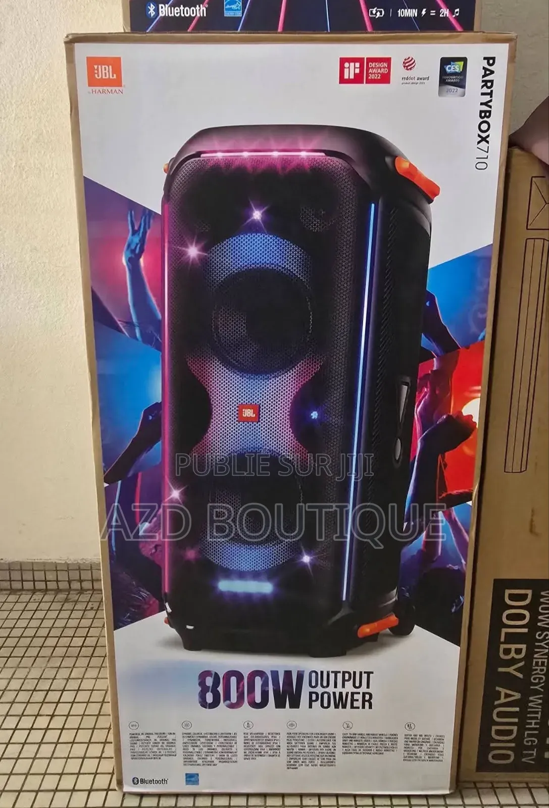 Haut-Parleurs Portable JBL Partybox 710 Bluetooth, Lumières Intégrées