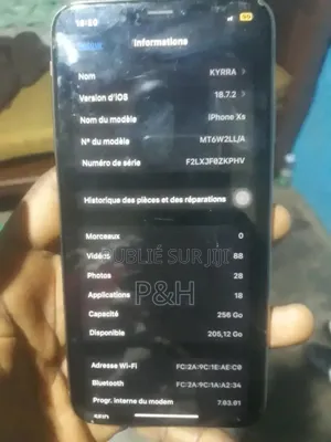 Apple iPhone X 256 GB Blanc