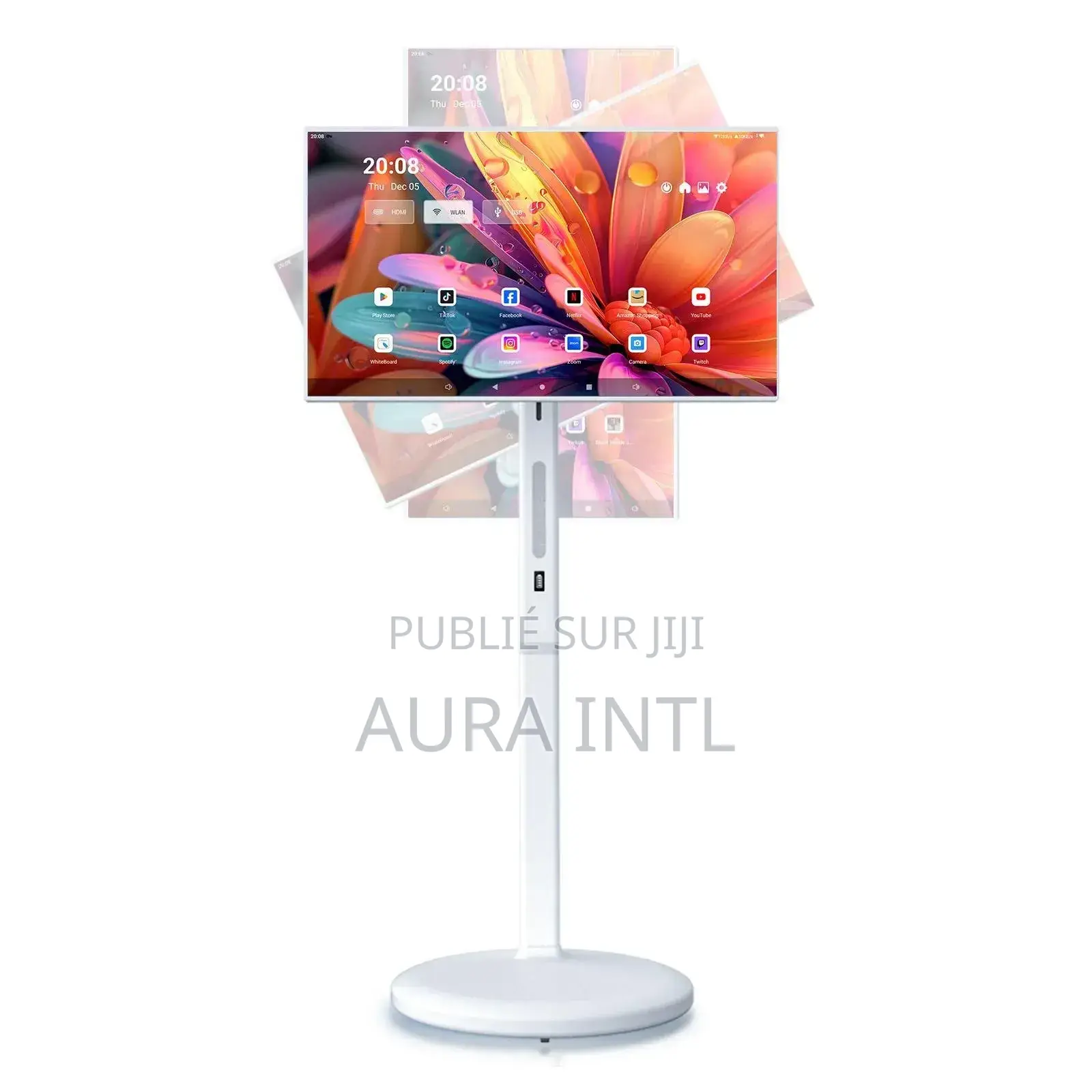 Écran Intelligent Portable Tactile 32" Sur Pied