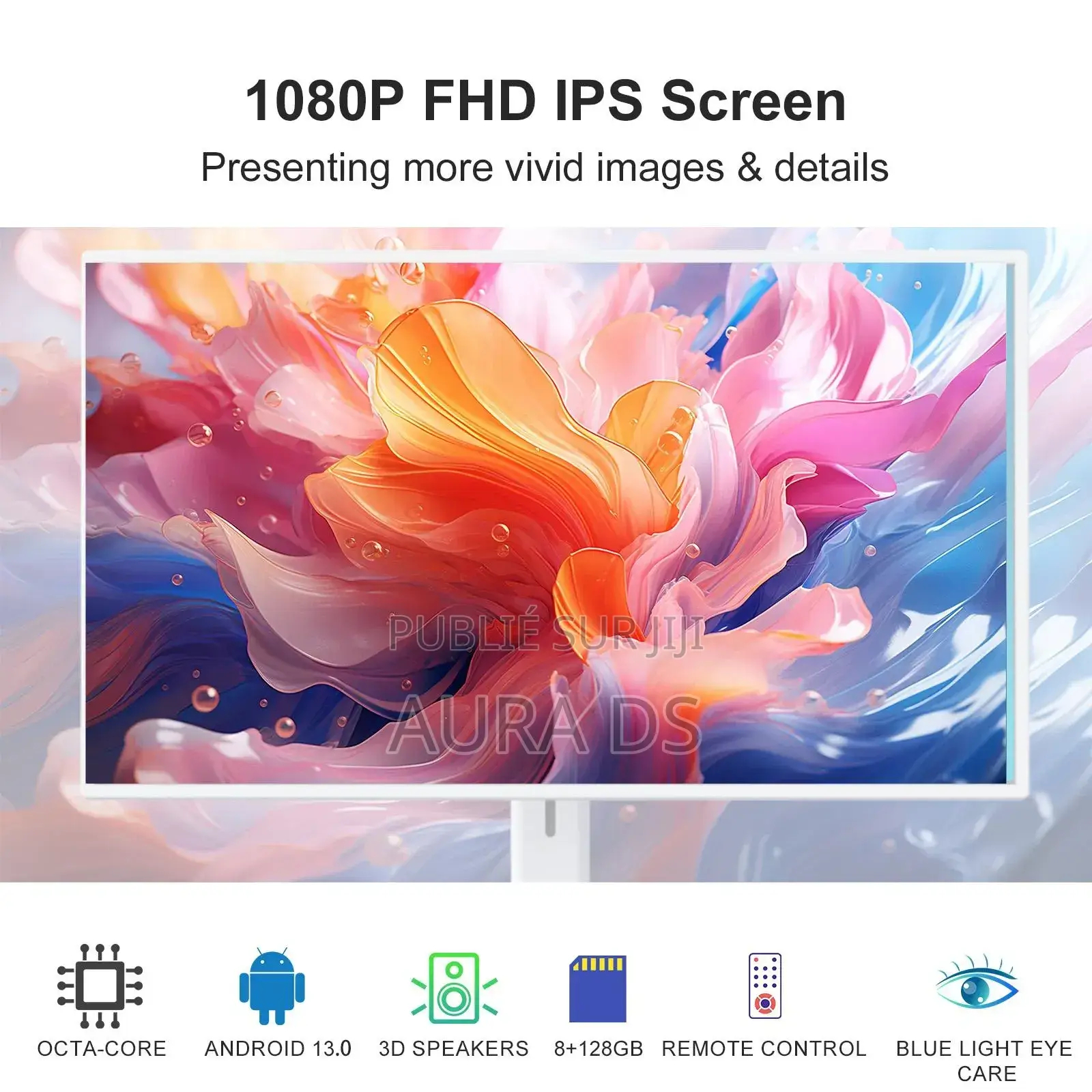 Écran Intelligent Portable Tactile 32" Sur Pied