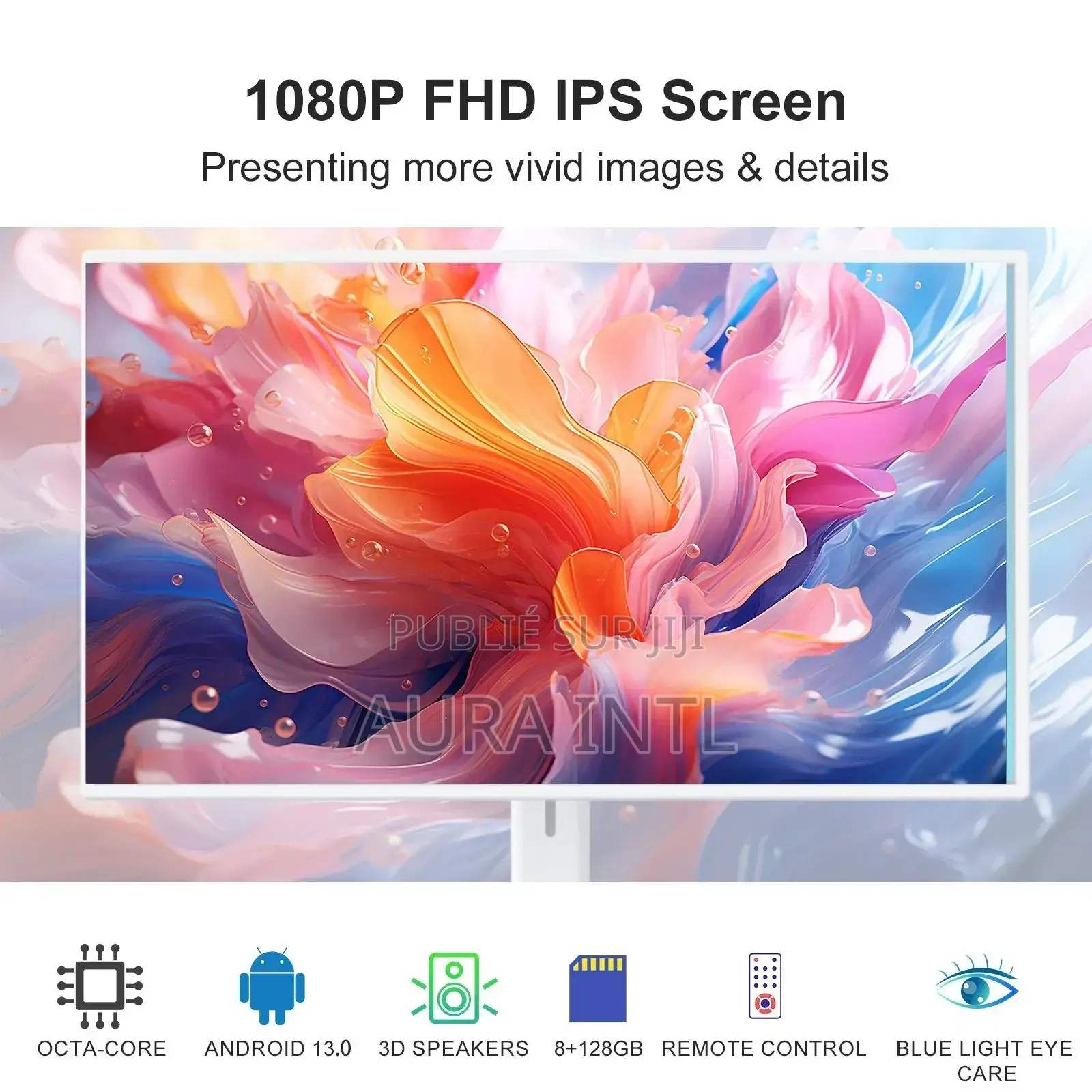 Écran Intelligent Portable Tactile 32" Sur Pied