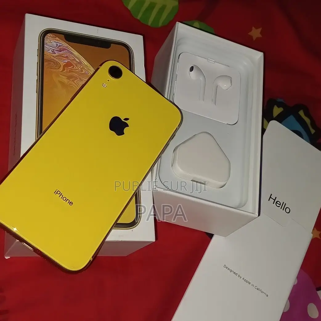 Nouveau Apple iPhone XR 64 GB Jaune