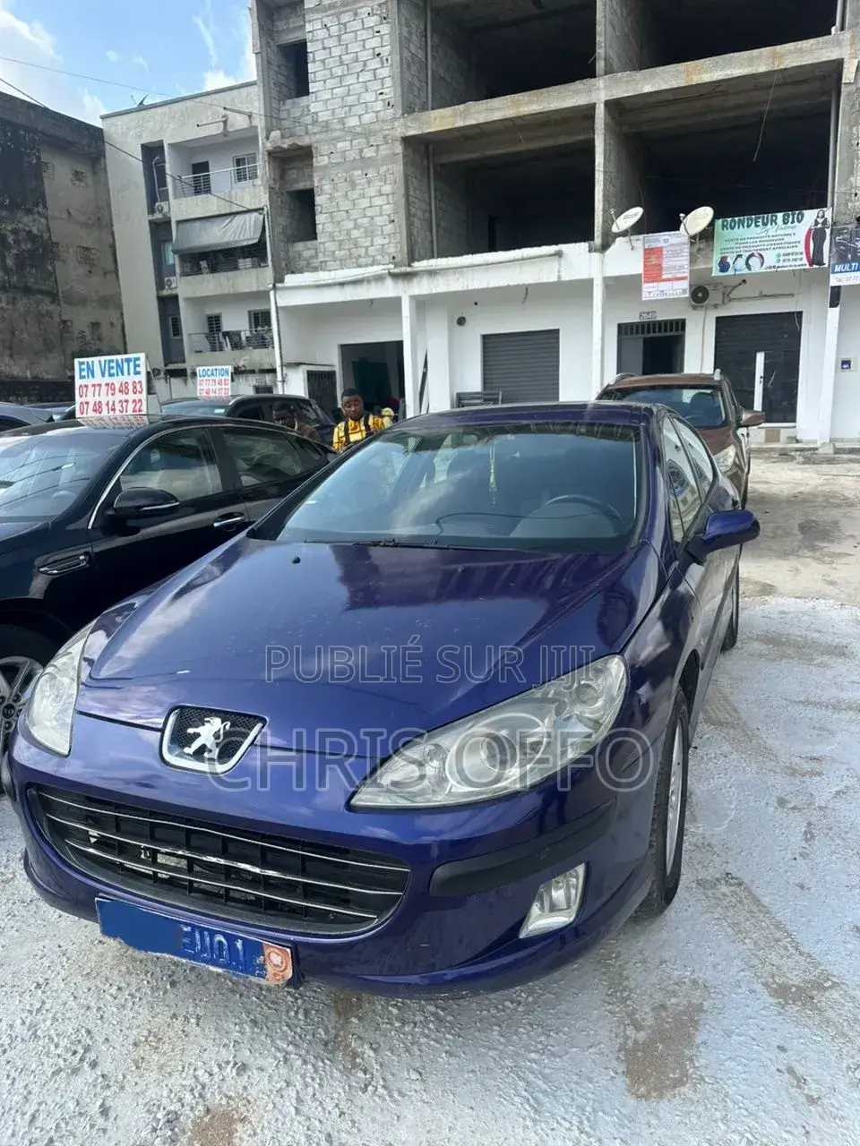 Peugeot 407 2008 Bleu