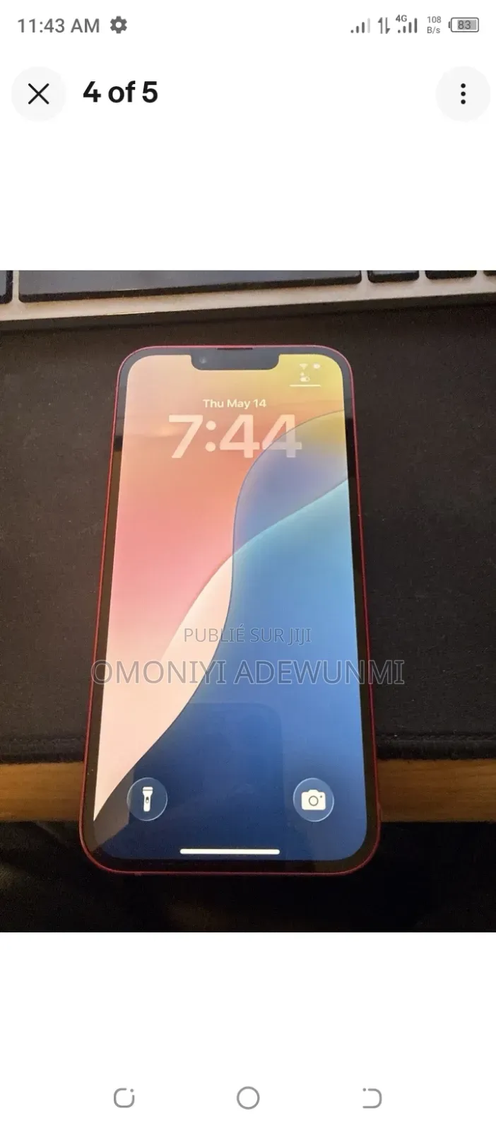 Apple iPhone 13 128 GB Rouge