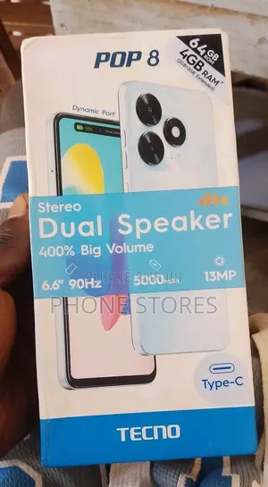Nouveau Tecno Pop 8 64 GB Gris