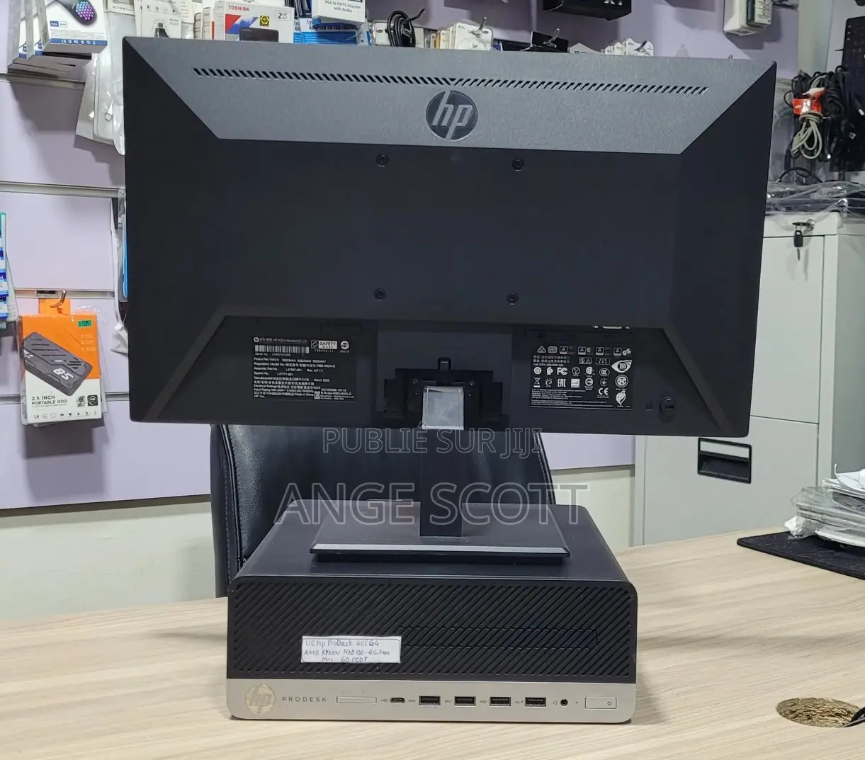 Ordinateur de bureau HP ProDesk 400 G4 4GB AMD Ryzen 3 HDD 500GB