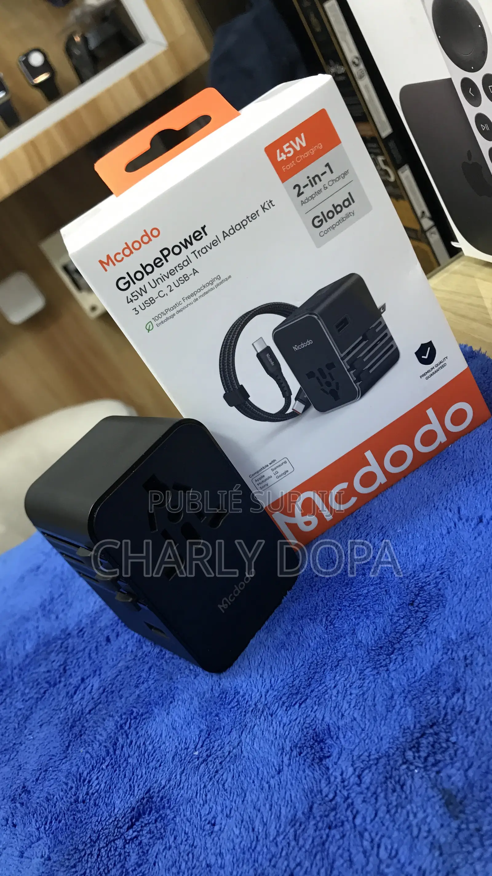Chargeur Original 2 en 1