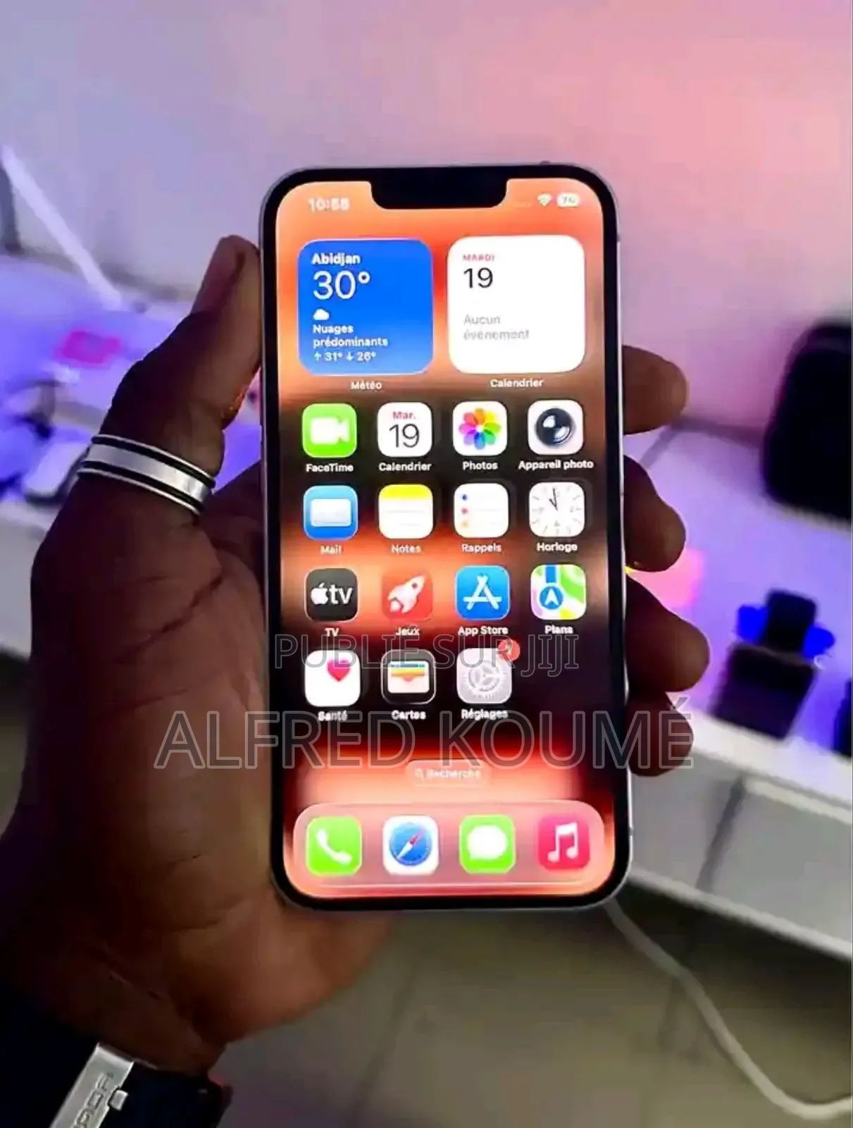 Nouveau Apple iPhone 13 128 GB Blanc
