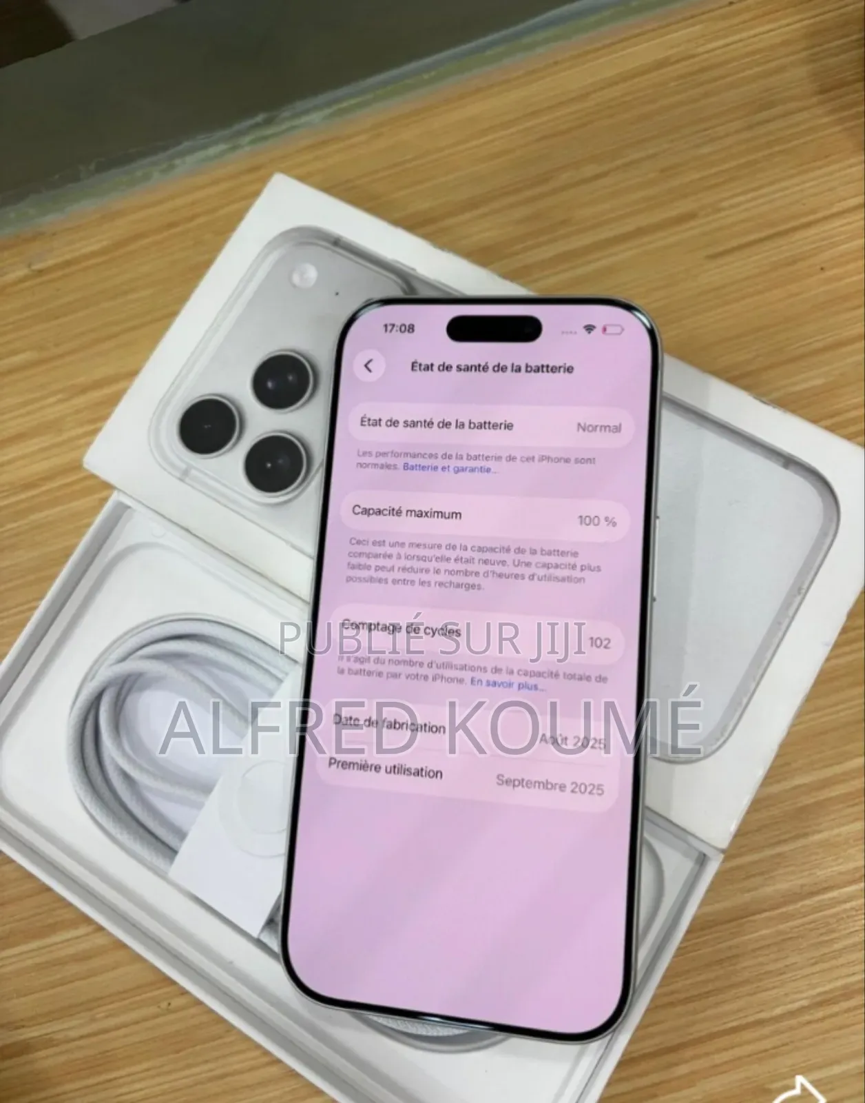 Nouveau Apple iPhone 17 Pro Max 256 GB Blanc