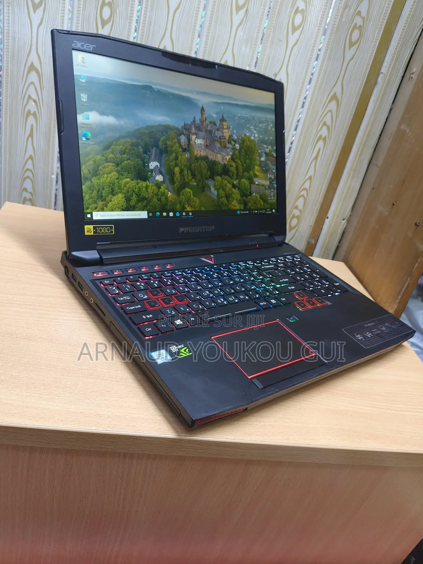 Ordinateur portable Acer Predator 15 16GB Intel Core i7 SSD 512GB