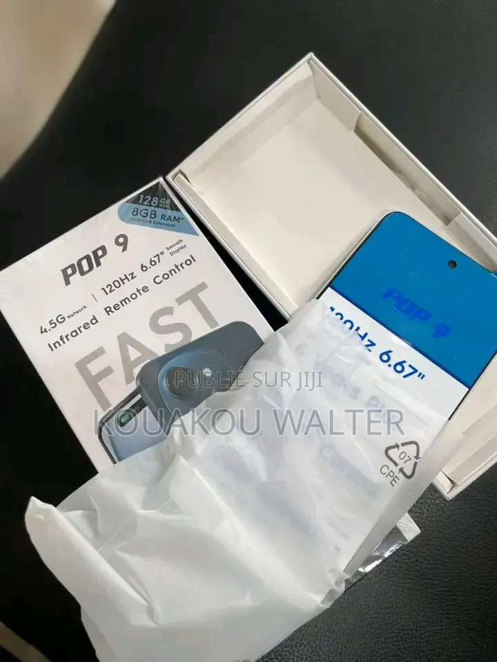 Nouveau Tecno Pop 9 128 GB Or rose